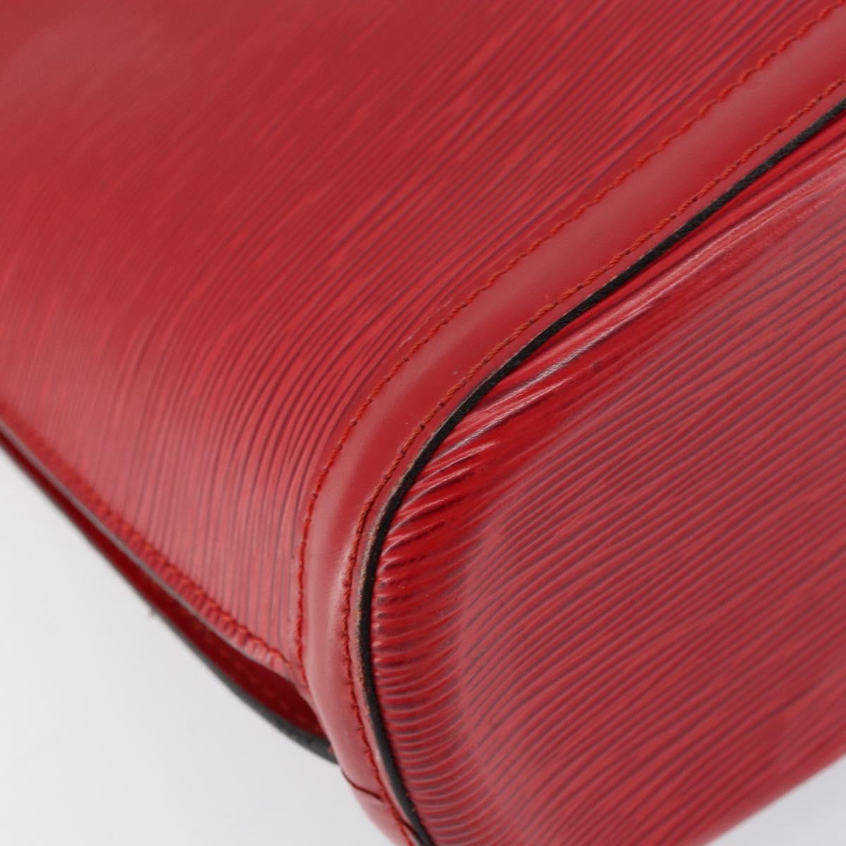 LOUIS VUITTON Epi Lussac Shoulder Bag Red M52287 LV Auth 154497