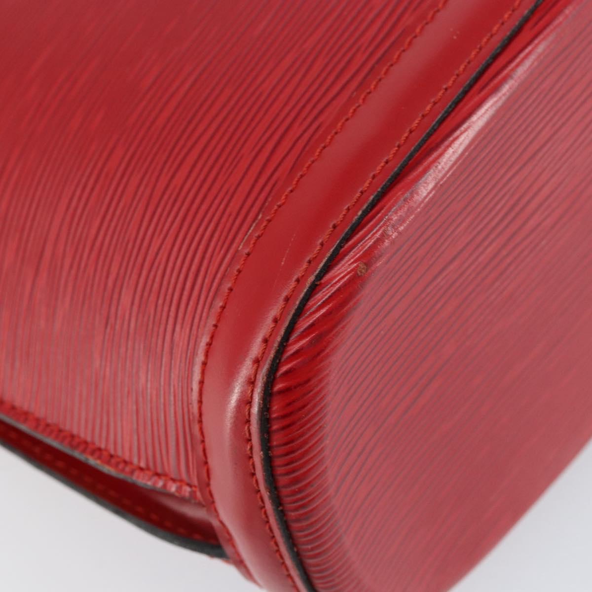LOUIS VUITTON Epi Lussac Shoulder Bag Red M52287 LV Auth 154497