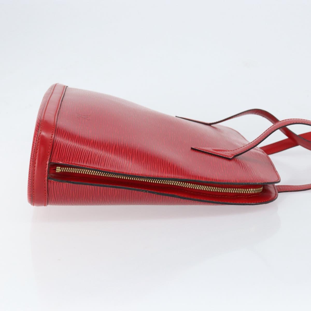 LOUIS VUITTON Epi Lussac Shoulder Bag Red M52287 LV Auth 154497