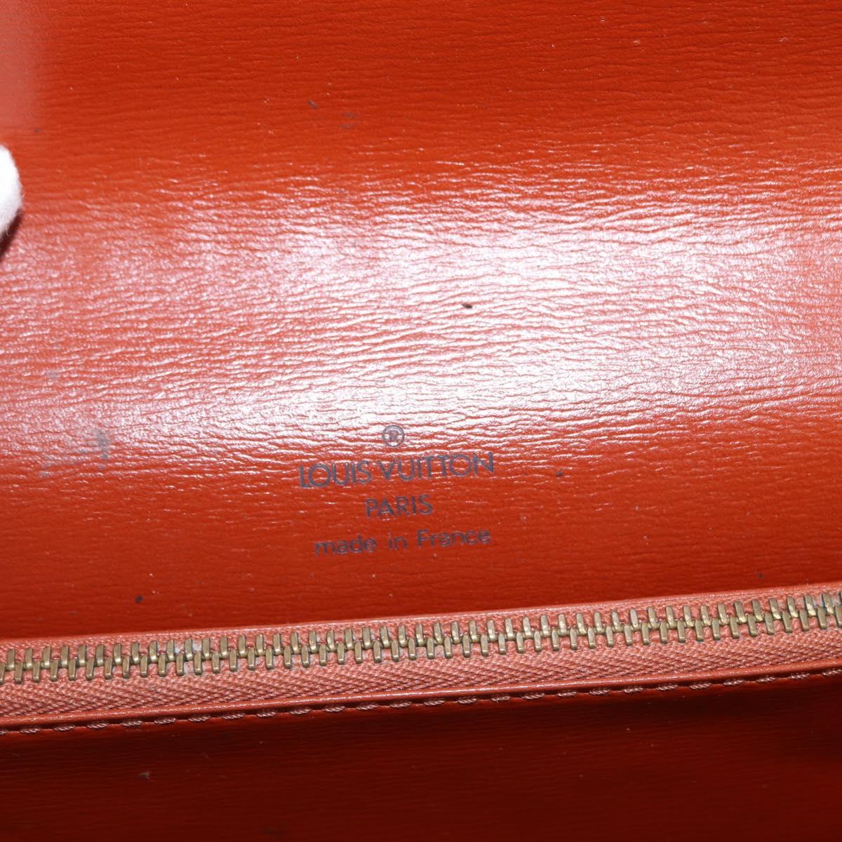 LOUIS VUITTON Epi Free Run Shoulder Bag Brown M52403 LV Auth 154498