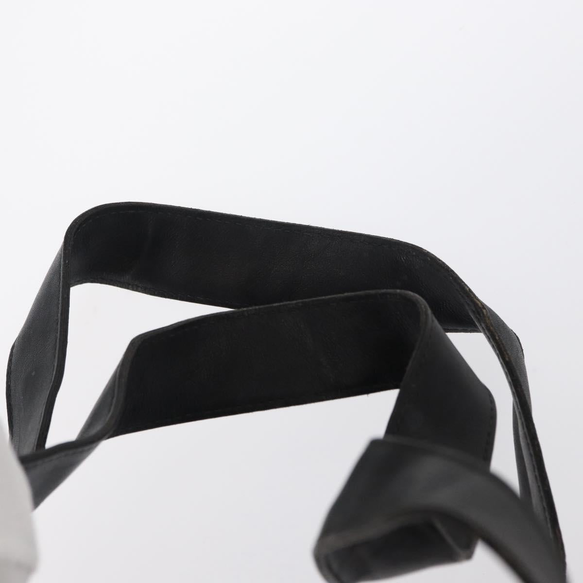 GUCCI Bamboo Backpack Leather Black Gold 003 2058 0016 Auth 154504