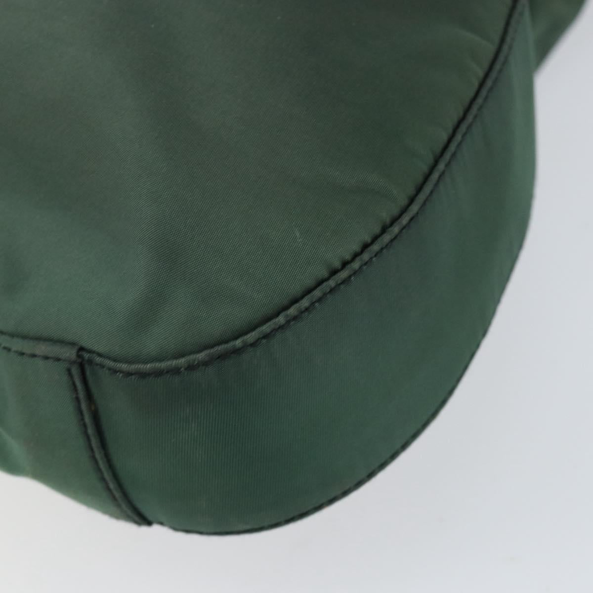 PRADA Shoulder Bag Nylon Green Auth 154515