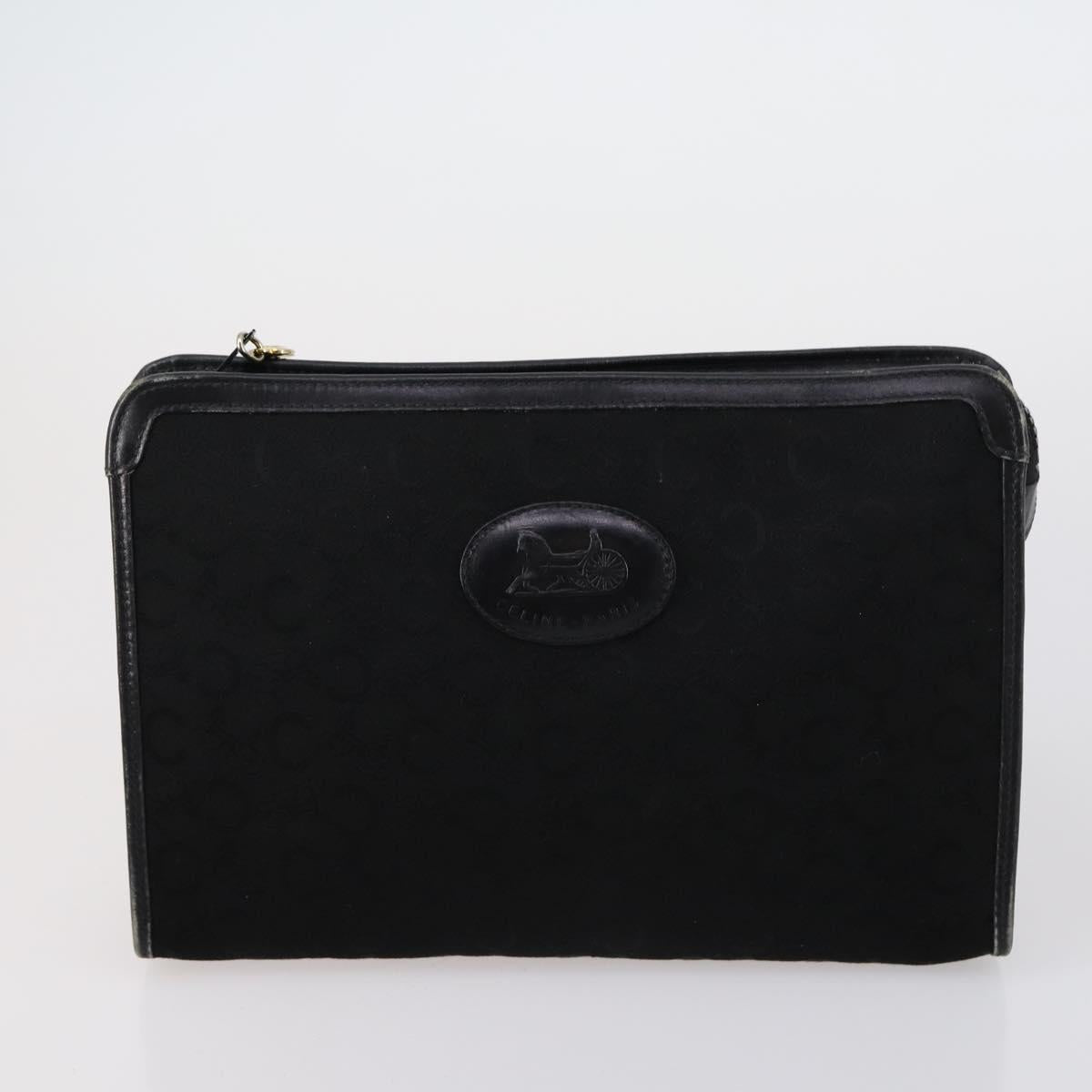 FENDI Celine Macadam Canvas Bag Leather 5 Set Beige Black Brown Auth 154540