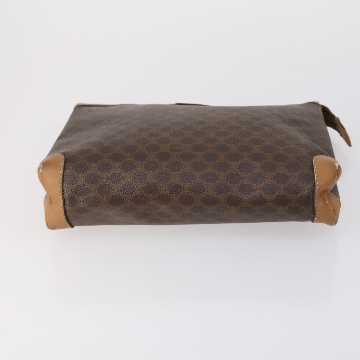 FENDI Celine Macadam Canvas Bag Leather 5 Set Beige Black Brown Auth 154540