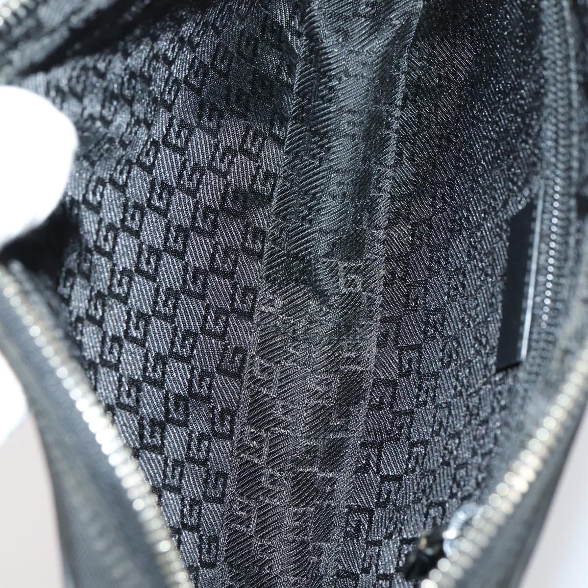 GUCCI GG Plus Supreme Bag PVC Leather Nylon 4 Set Navy Beige black Auth 154542