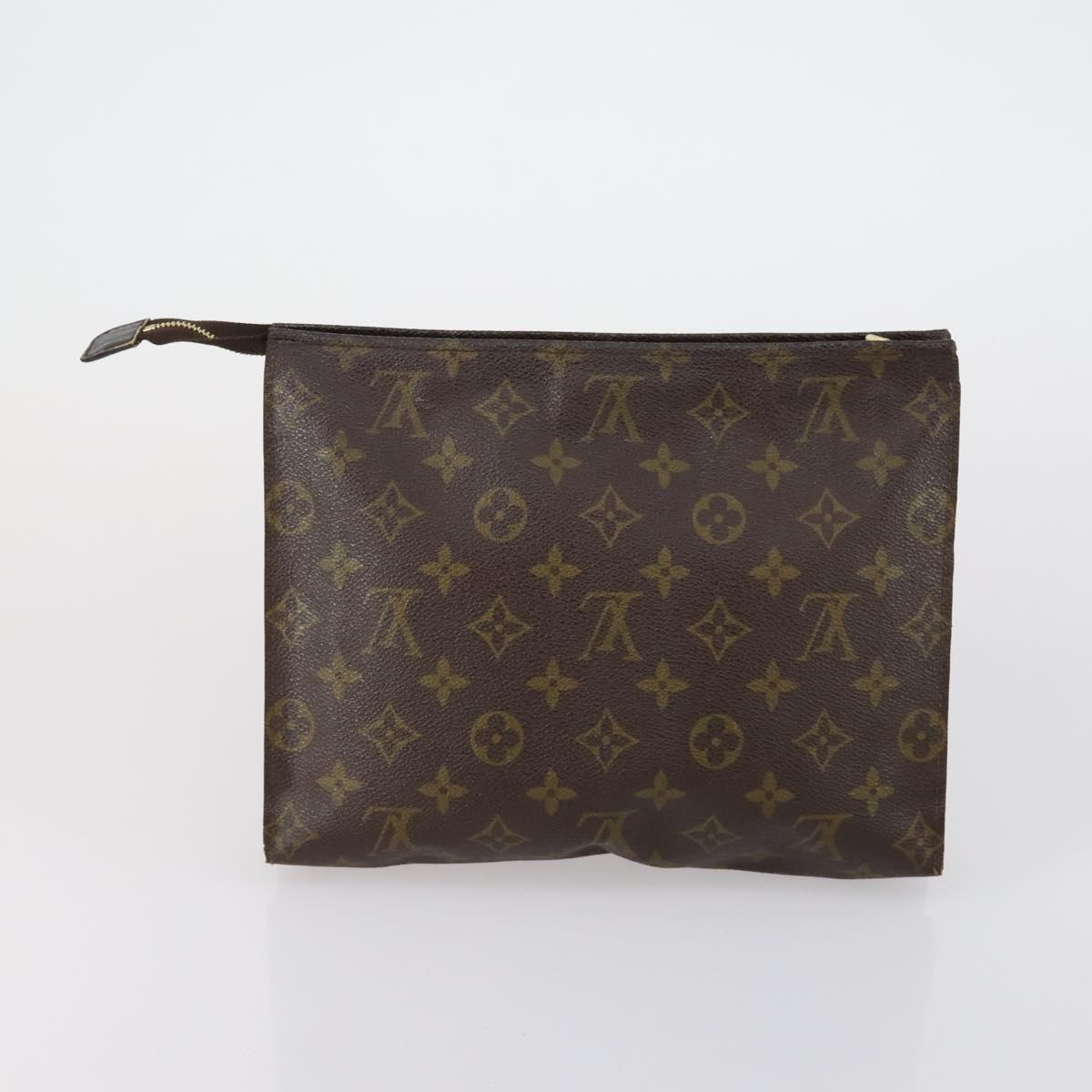 LOUIS VUITTON Monogram Clutch Bag 3 Set LV Auth 154543