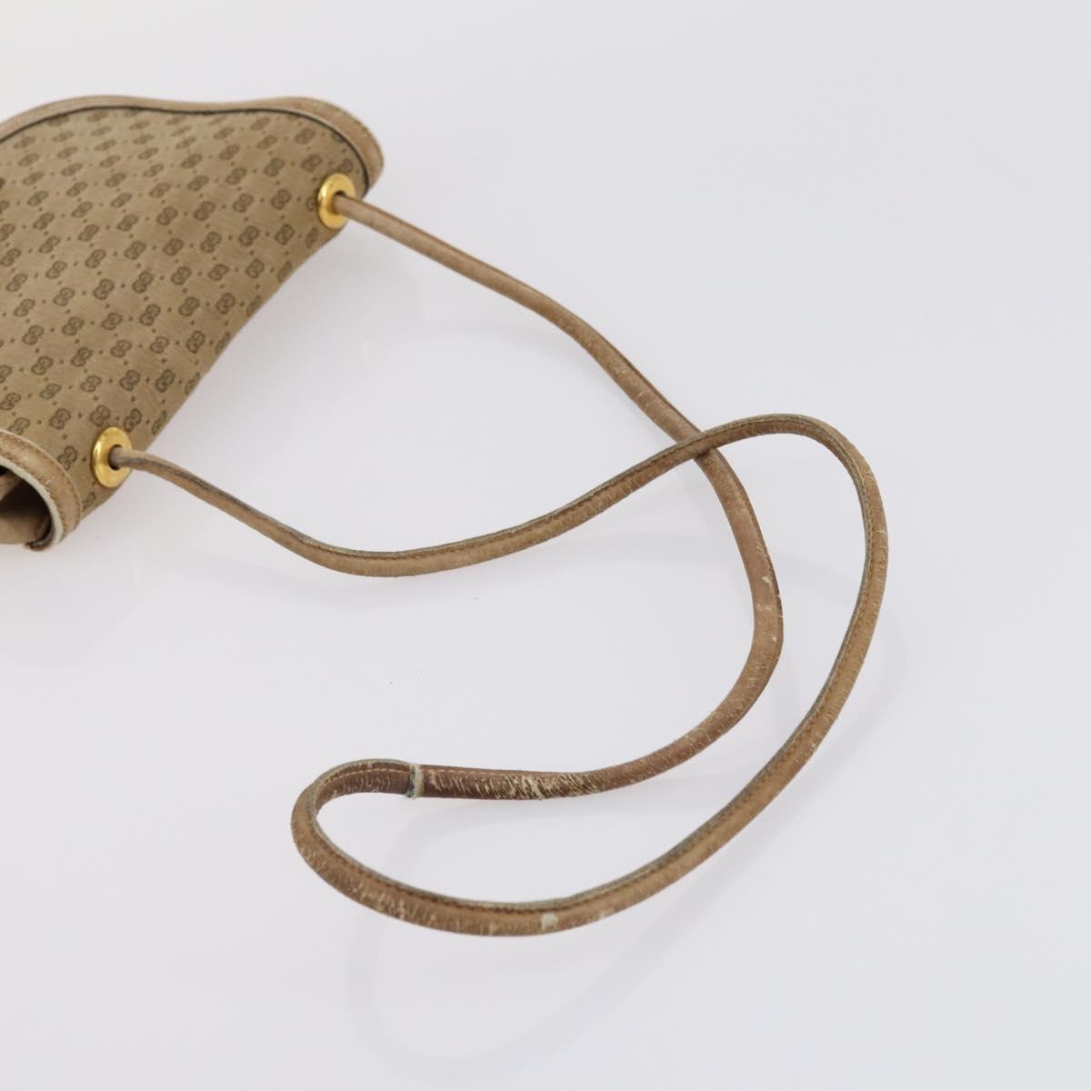 GUCCI GG Supreme Shoulder Bag patent 3 Set Beige Black Auth 154545