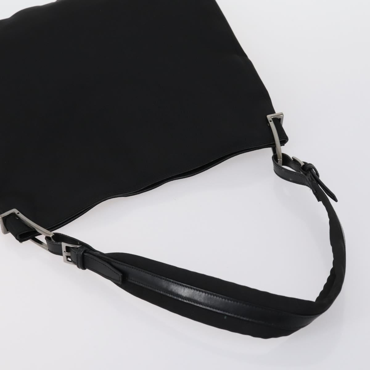 GUCCI Hand Bag Nylon Patent 4 Set Khaki Black Auth 154547