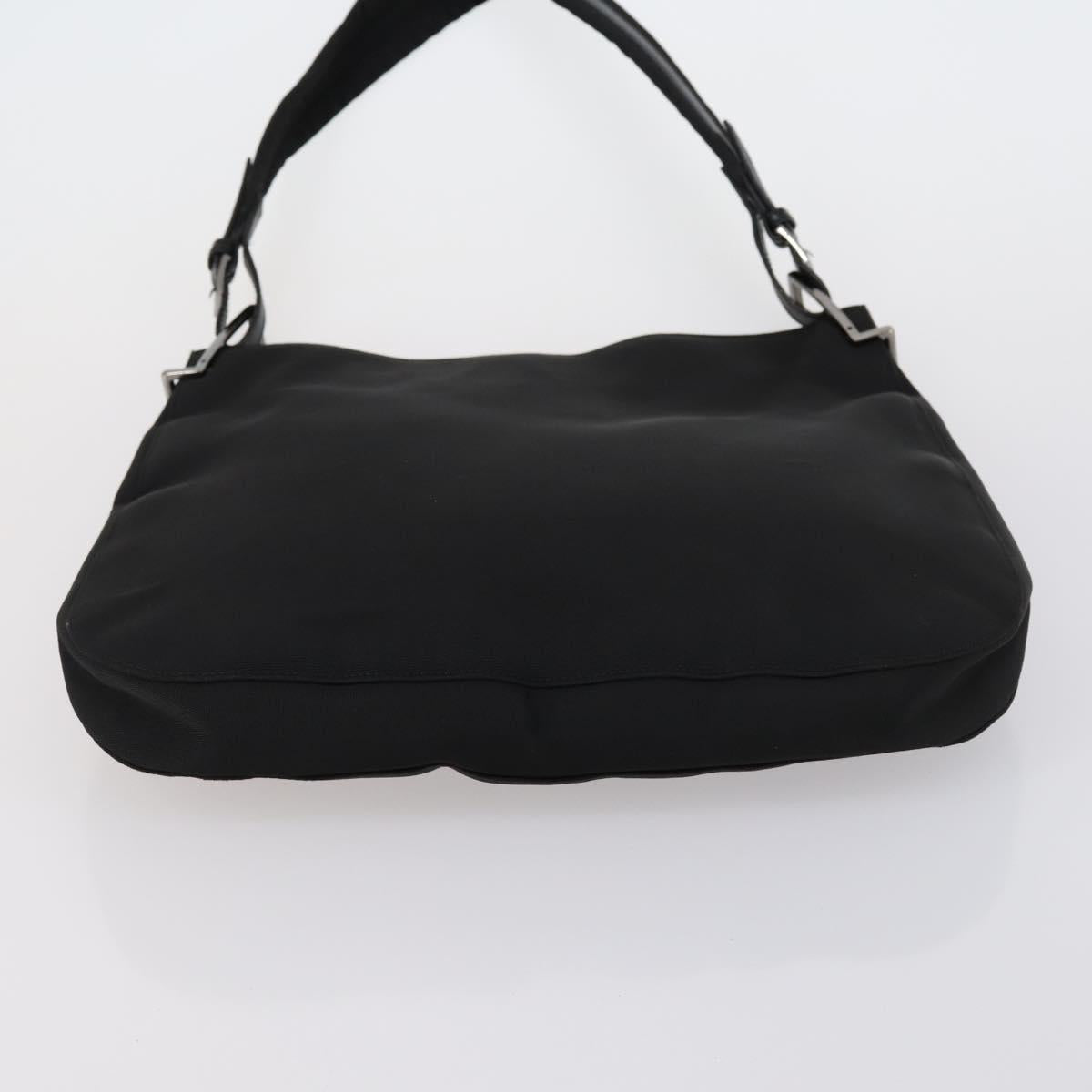 GUCCI Hand Bag Nylon Patent 4 Set Khaki Black Auth 154547