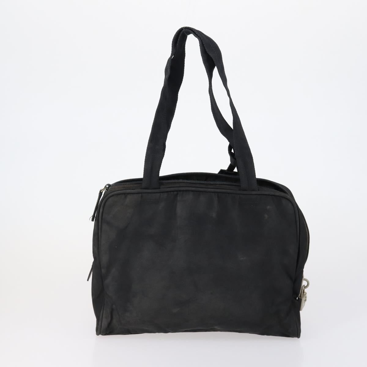 PRADA Sports Hand Bag Nylon Canvas 3 Set Green Black Auth 154548