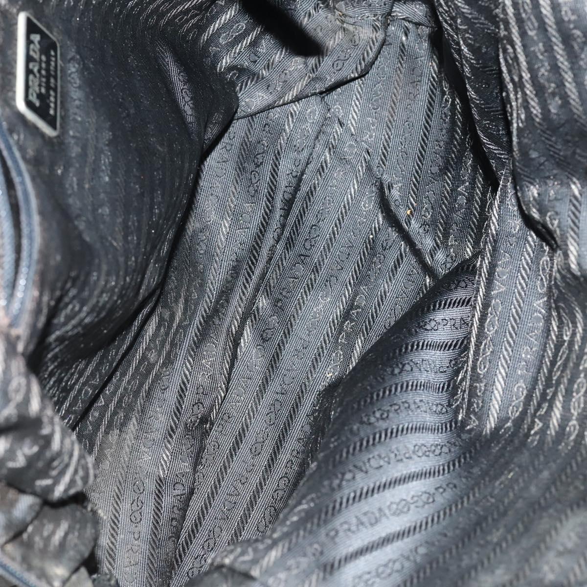 PRADA Sports Hand Bag Nylon Canvas 3 Set Green Black Auth 154548