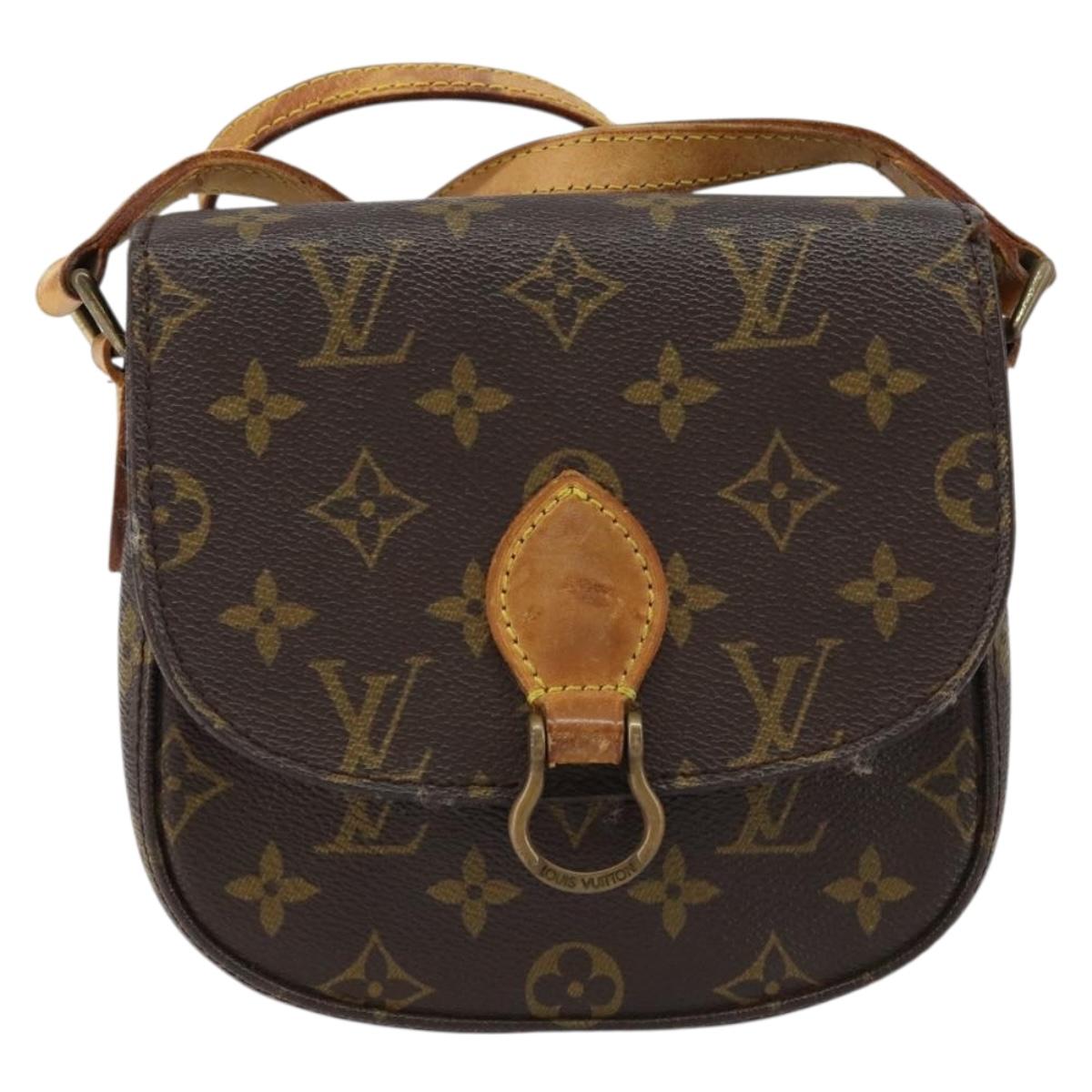 LOUIS VUITTON Monogram Saint Cloud PM Shoulder Bag M51244 LV Auth 154571