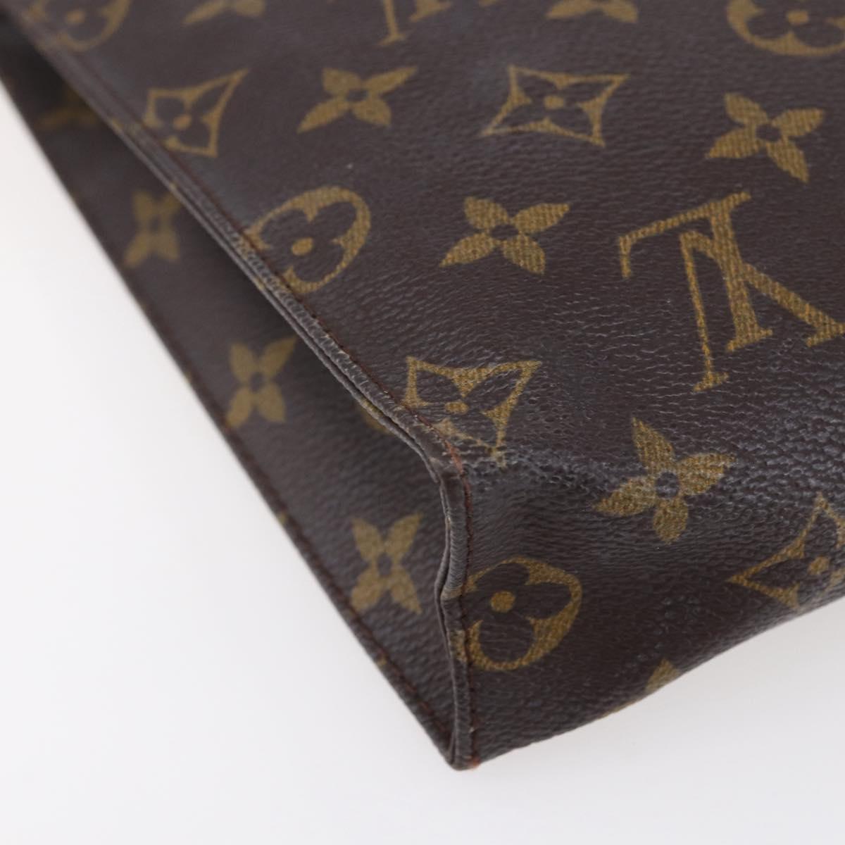 LOUIS VUITTON Monogram Poche Toilette 26 Pouch M47542 LV Auth 154572