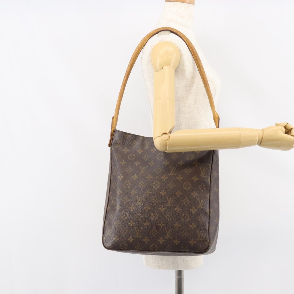 LOUIS VUITTON Monogram Looping GM Shoulder Bag M51145 LV Auth 154573