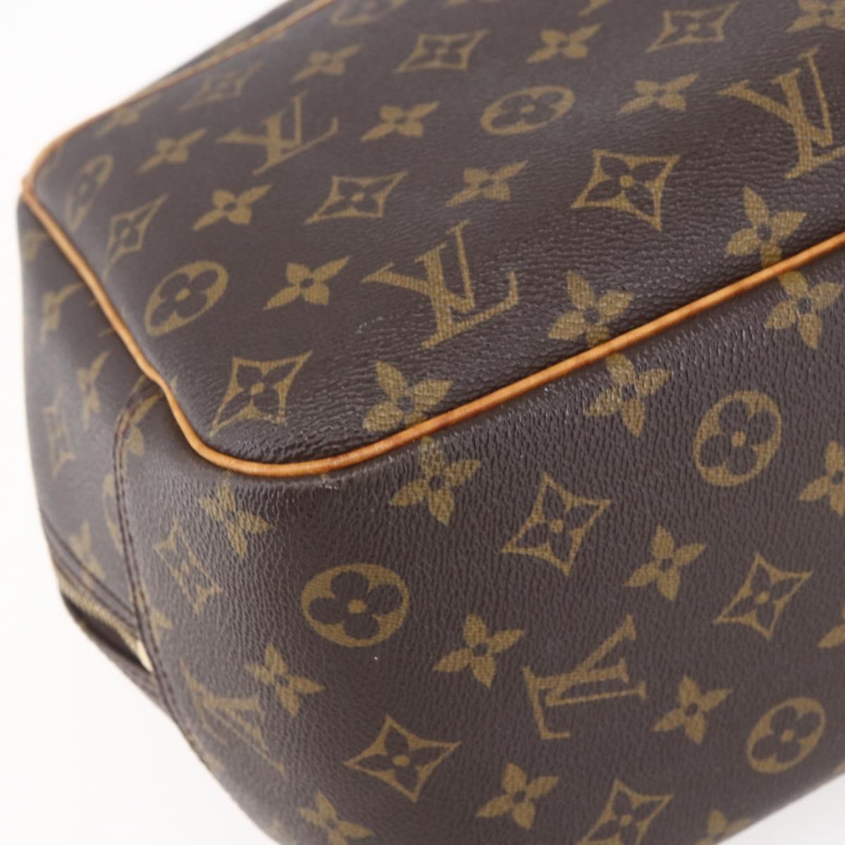 LOUIS VUITTON Monogram Deauville Hand Bag M47270 LV Auth 154574