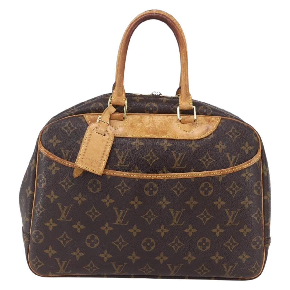 LOUIS VUITTON Monogram Deauville Hand Bag M47270 LV Auth 154574