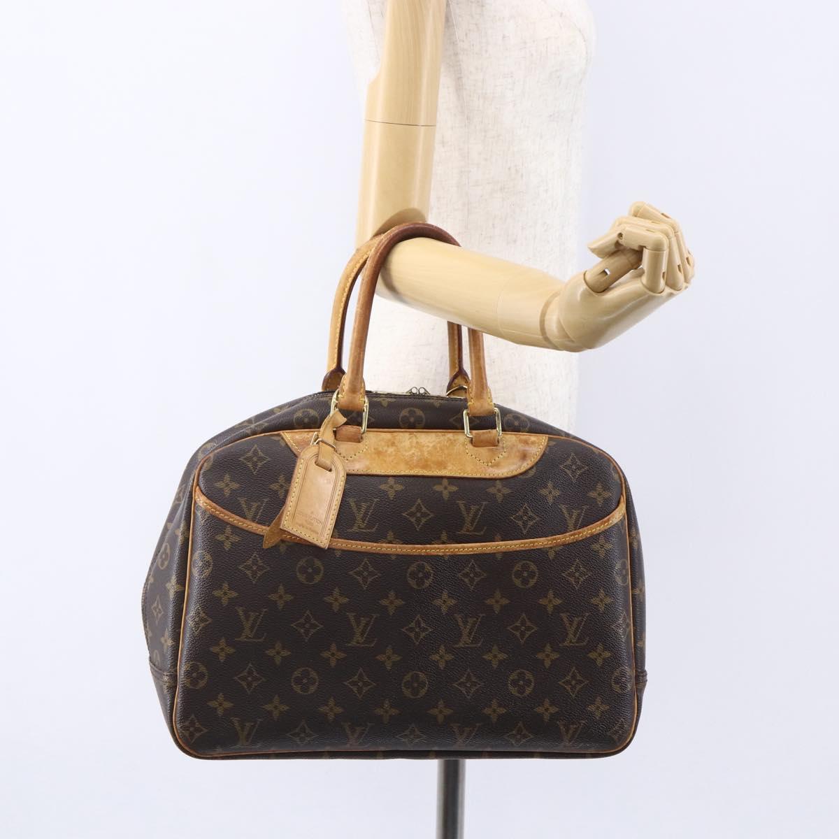 LOUIS VUITTON Monogram Deauville Hand Bag M47270 LV Auth 154574