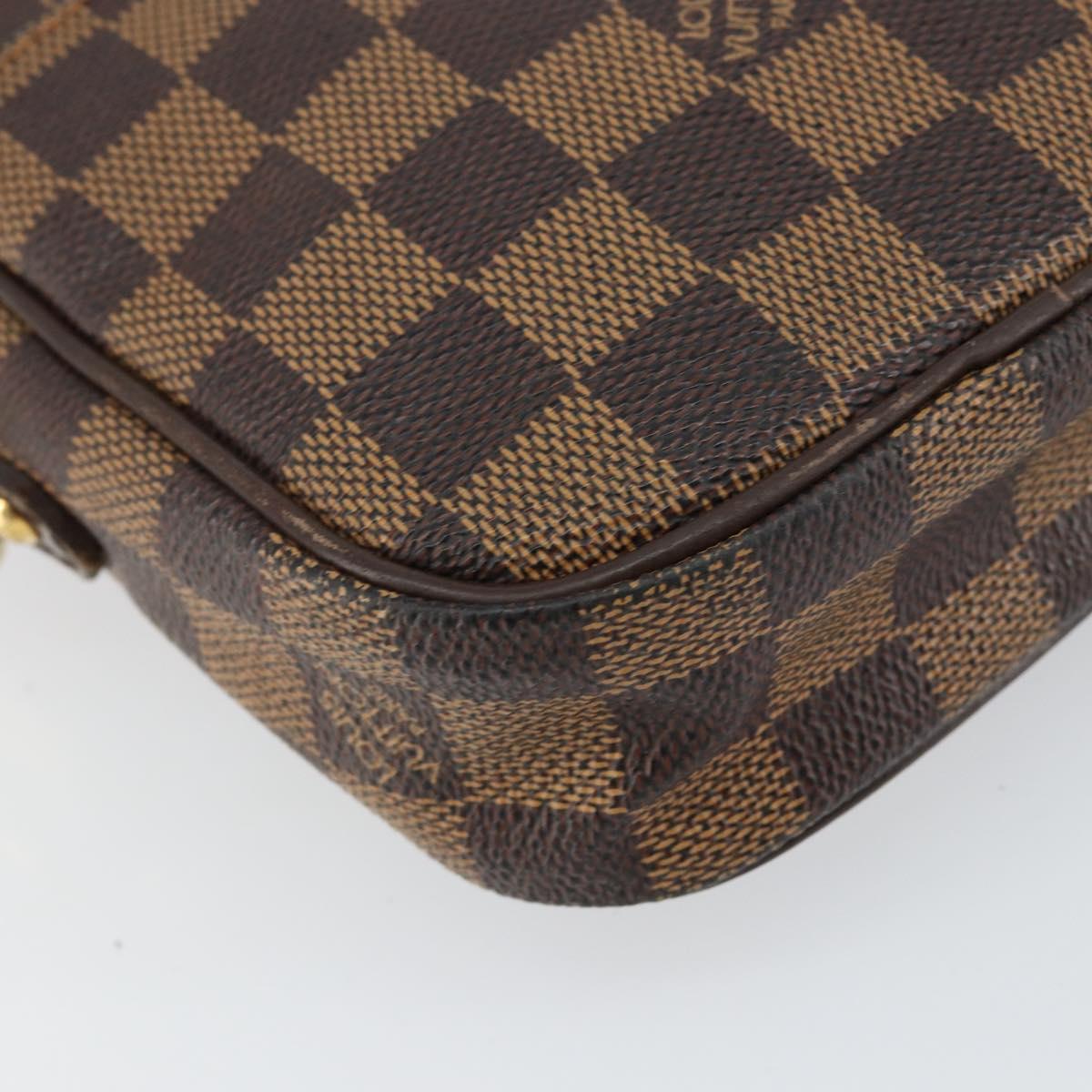 LOUIS VUITTON Damier Ebene Lift Shoulder Bag N60009 LV Auth 154575