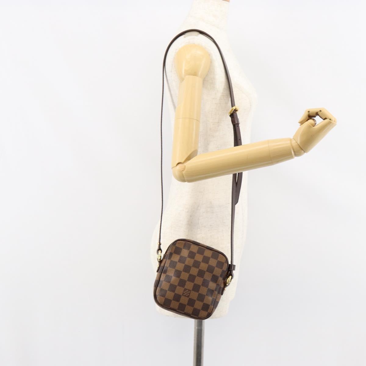 LOUIS VUITTON Damier Ebene Lift Shoulder Bag N60009 LV Auth 154575