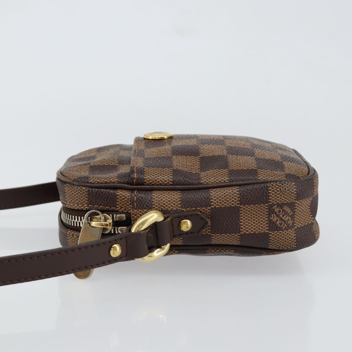 LOUIS VUITTON Damier Ebene Lift Shoulder Bag N60009 LV Auth 154575
