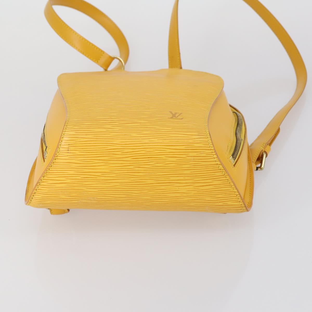 LOUIS VUITTON Epi Mabillon Backpack Yellow M52239 LV Auth 154576