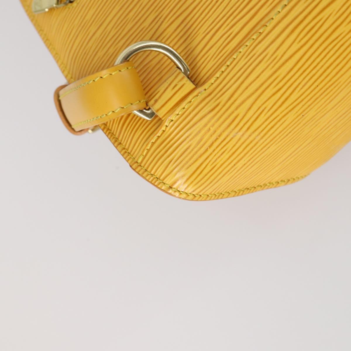 LOUIS VUITTON Epi Mabillon Backpack Yellow M52239 LV Auth 154576