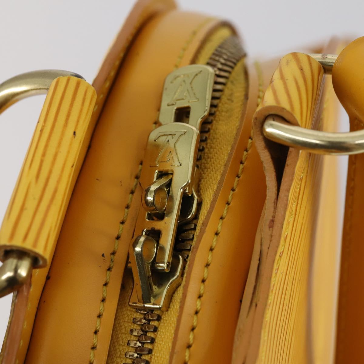 LOUIS VUITTON Epi Mabillon Backpack Yellow M52239 LV Auth 154576