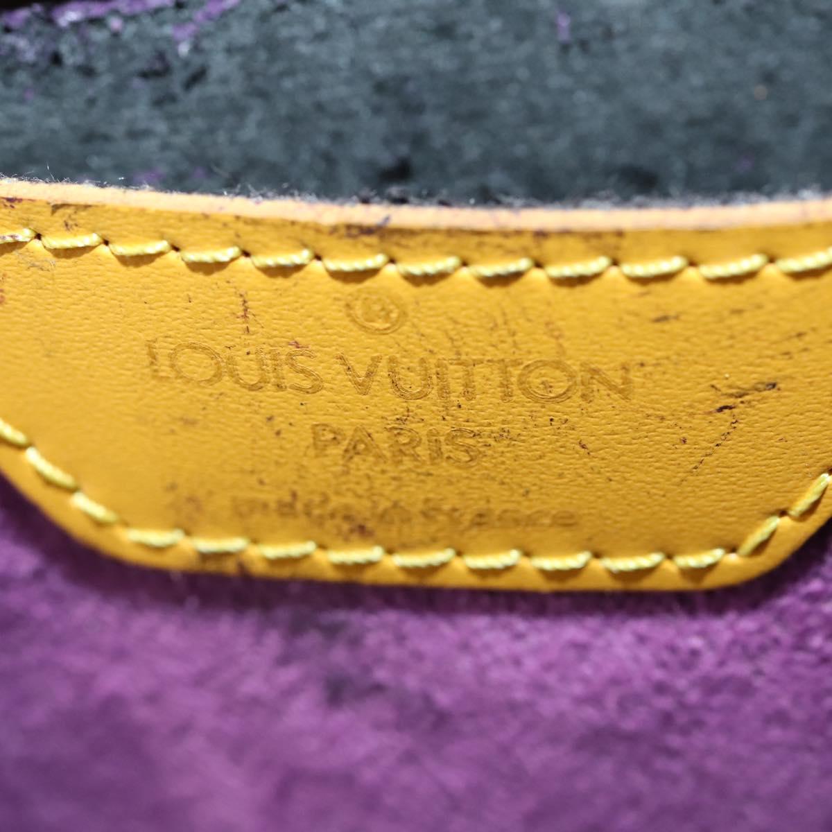 LOUIS VUITTON Epi Mabillon Backpack Yellow M52239 LV Auth 154576