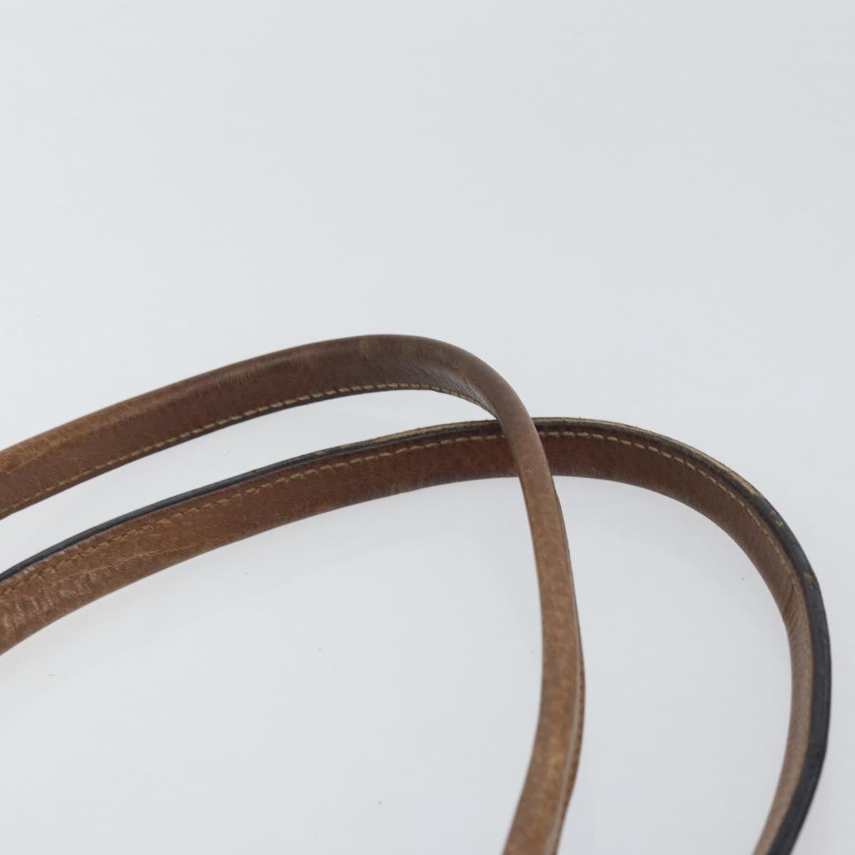 GUCCI GG Canvas Miss GG Tote Bag Beige Silver 342591 Auth 154584