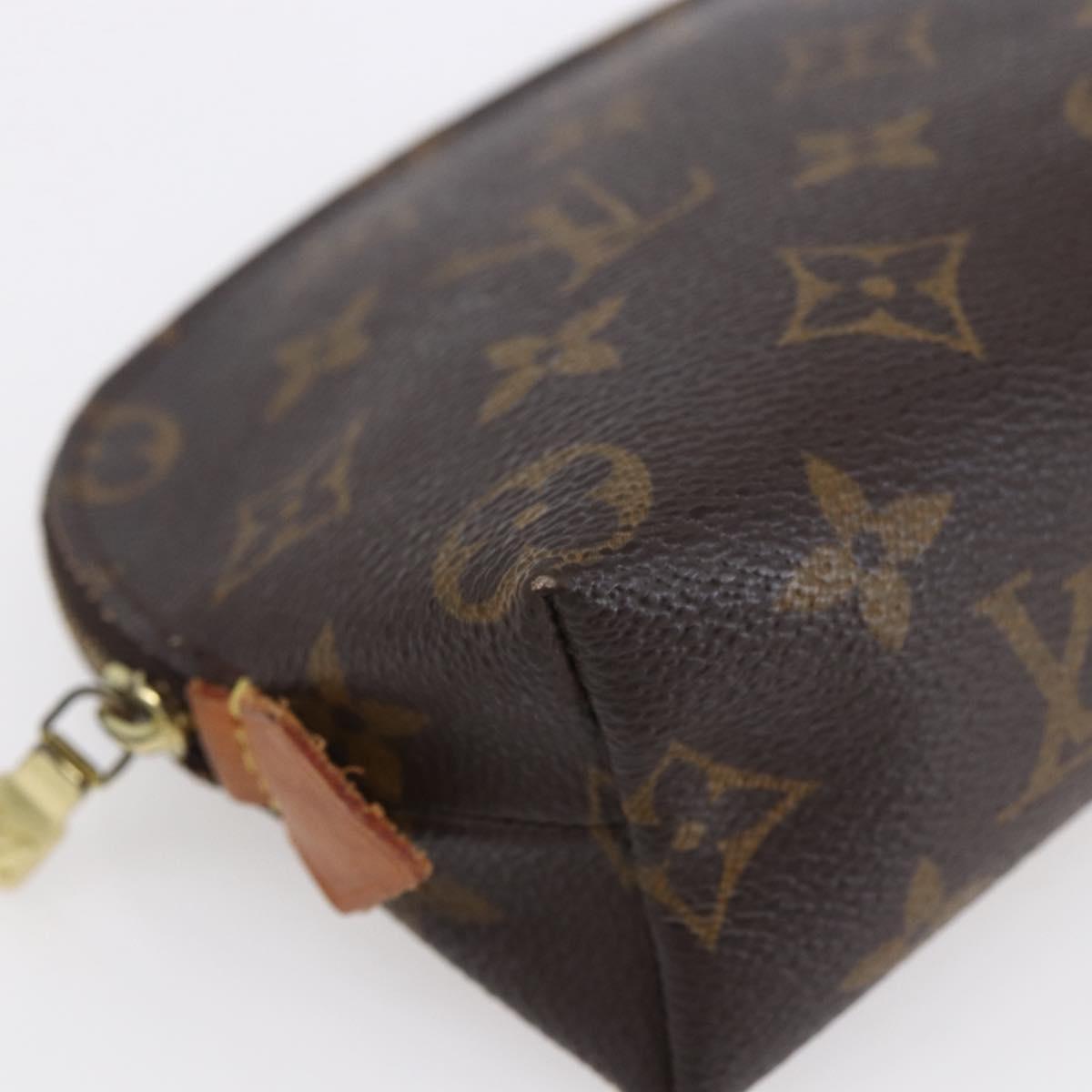LOUIS VUITTON Monogram Pochette Cosmetic PM Pouch M43998 LV Auth 154592