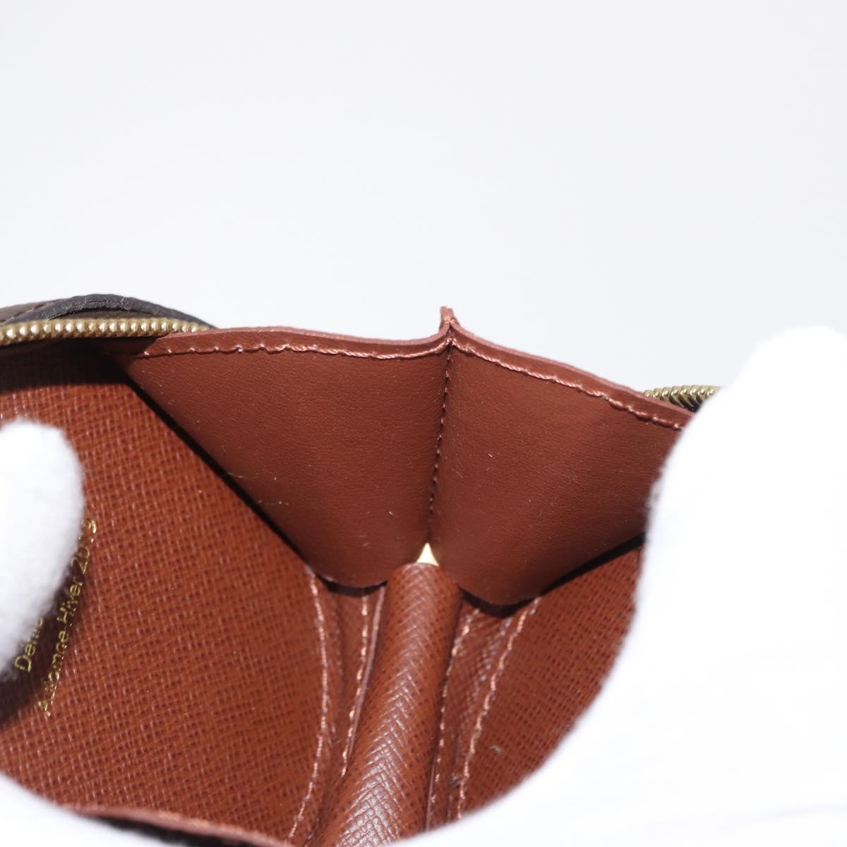 LOUIS VUITTON Monogram Round Case Coin Purse M68524 LV Auth 154593