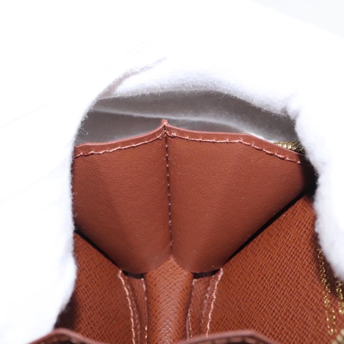 LOUIS VUITTON Monogram Round Case Coin Purse M68524 LV Auth 154593