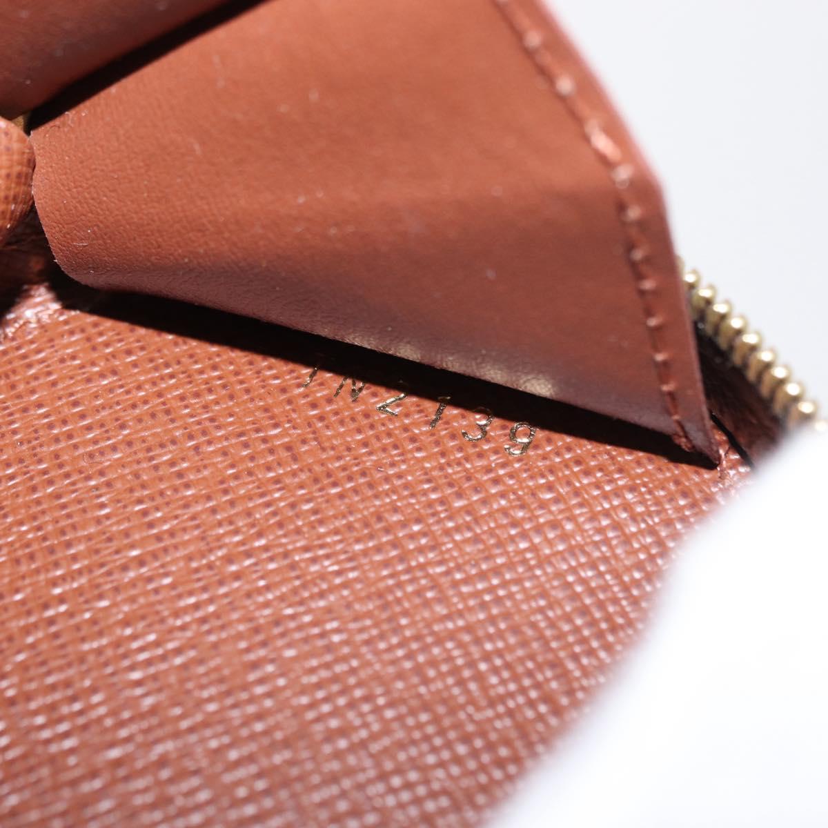 LOUIS VUITTON Monogram Round Case Coin Purse M68524 LV Auth 154593