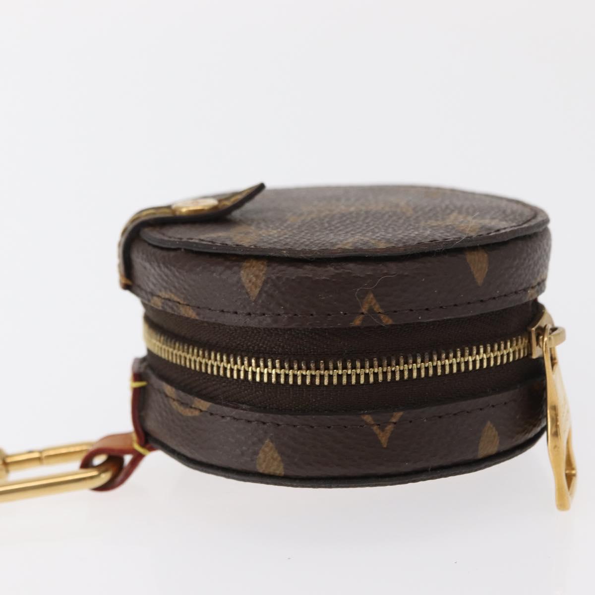 LOUIS VUITTON Monogram Round Case Coin Purse M68524 LV Auth 154593