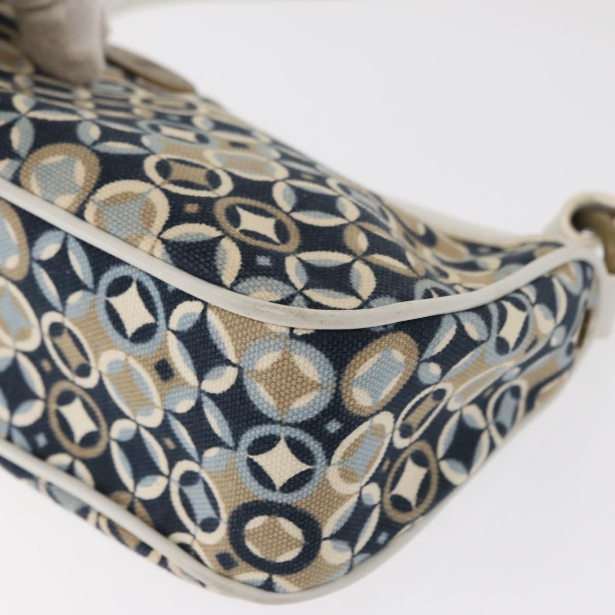 CELINE Accessory Pouch Canvas Navy Auth 154611