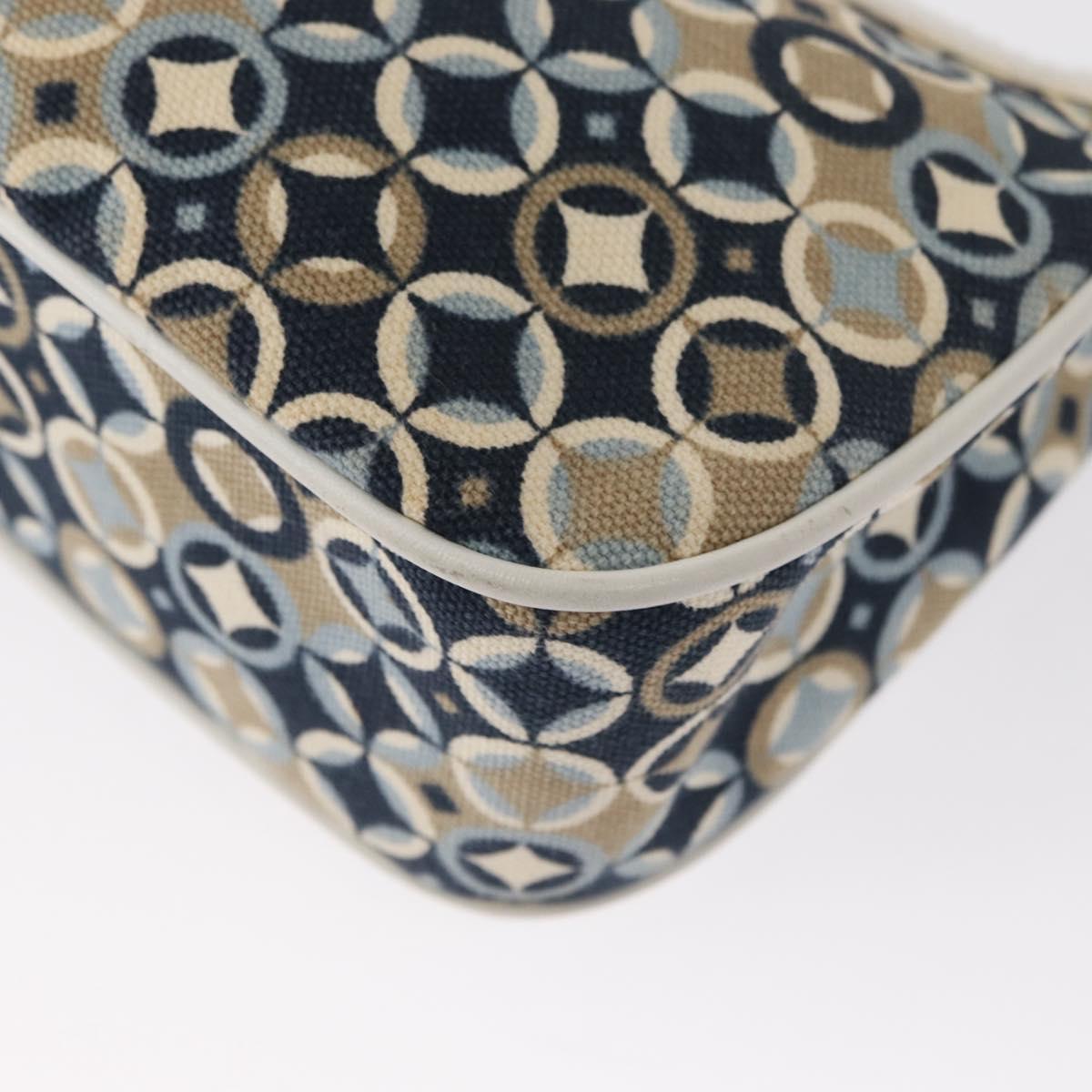 CELINE Accessory Pouch Canvas Navy Auth 154611