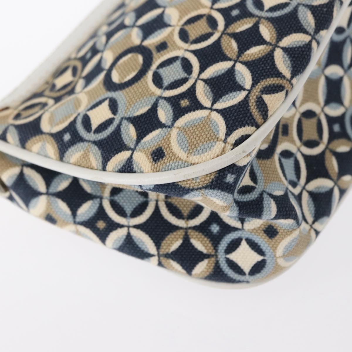 CELINE Accessory Pouch Canvas Navy Auth 154613