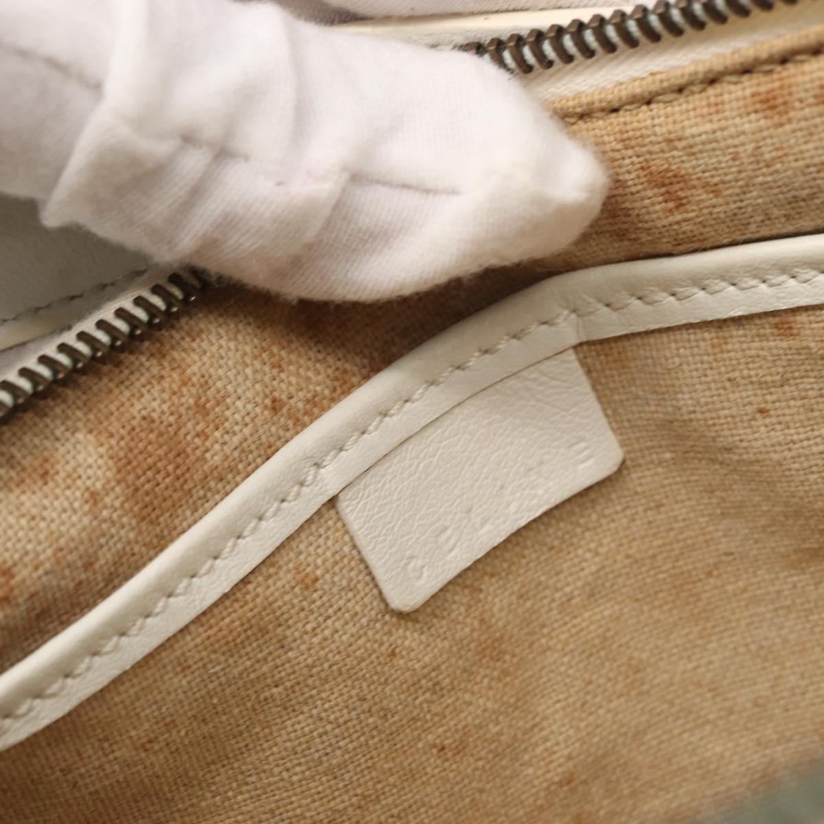 CELINE Accessory Pouch Canvas Navy Auth 154613