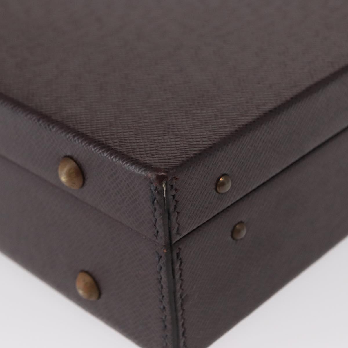 LOUIS VUITTON Taiga Briefcase Acajou LV Auth 154617