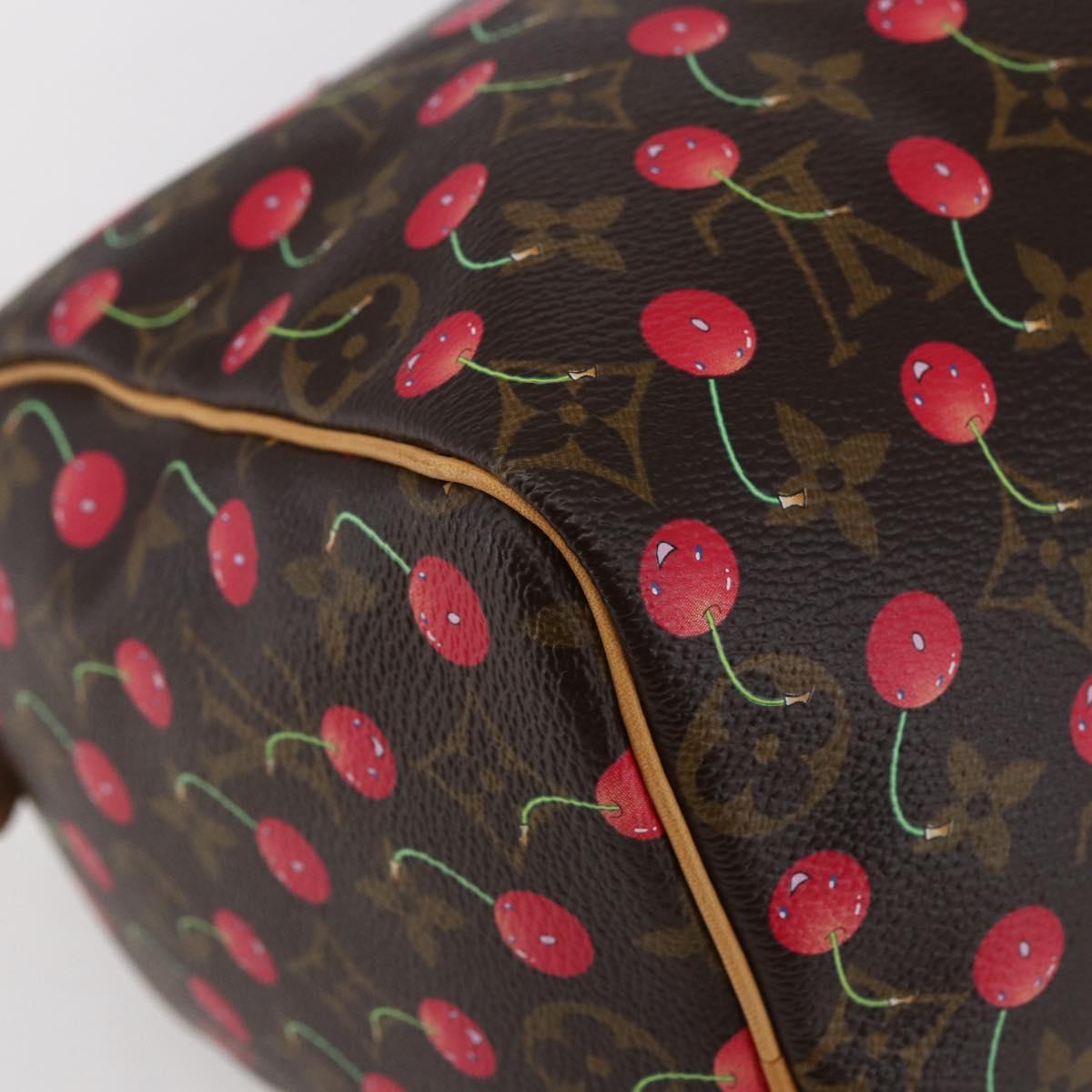LOUIS VUITTON Monogram Cherry Speedy 25 Hand Bag M41528 LV Auth 154626SAV