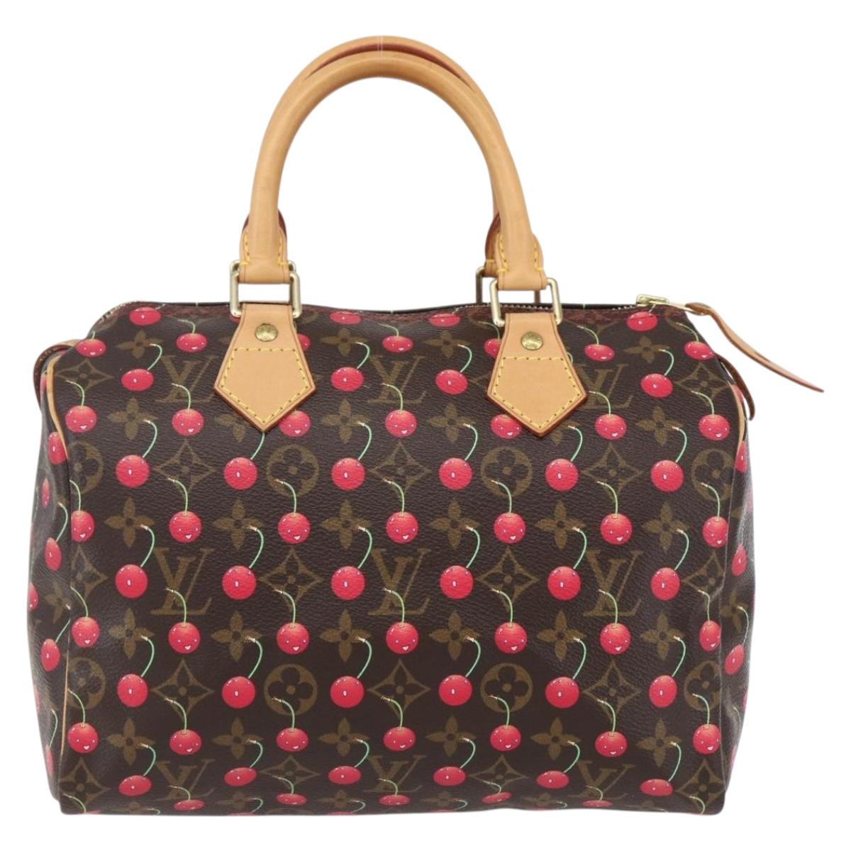 LOUIS VUITTON Monogram Cherry Speedy 25 Hand Bag M41528 LV Auth 154626SAV