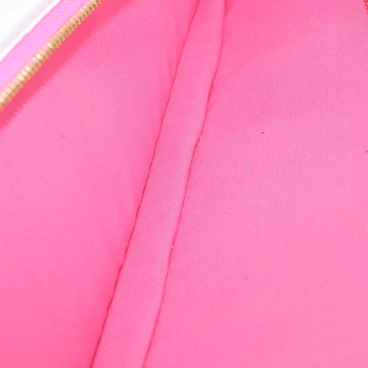 CHANEL Racket case Canvas Pink CC Auth 154633SM