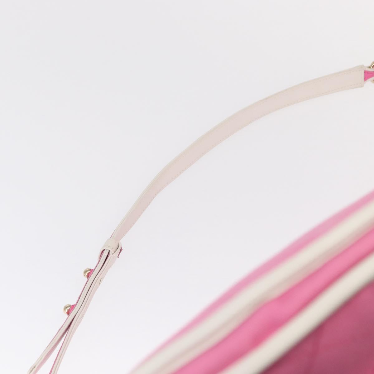 CHANEL Racket case Canvas Pink CC Auth 154633SM