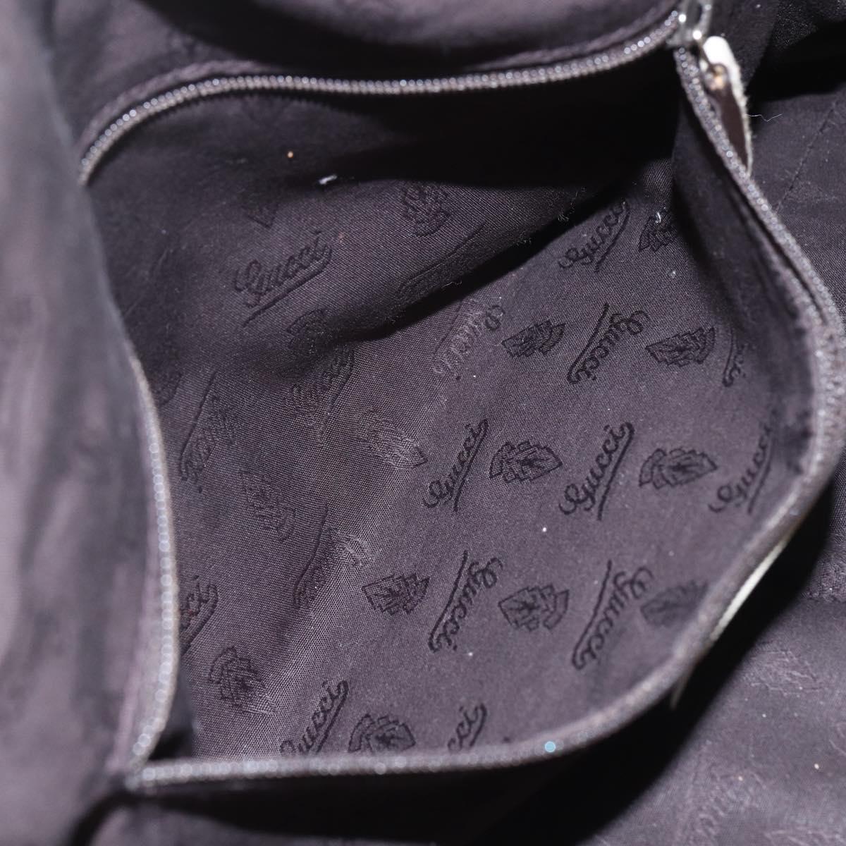 GUCCI GG Canvas Guccissima Sukey Hand Bag 2way Ivory Gold 223974 Auth 154642