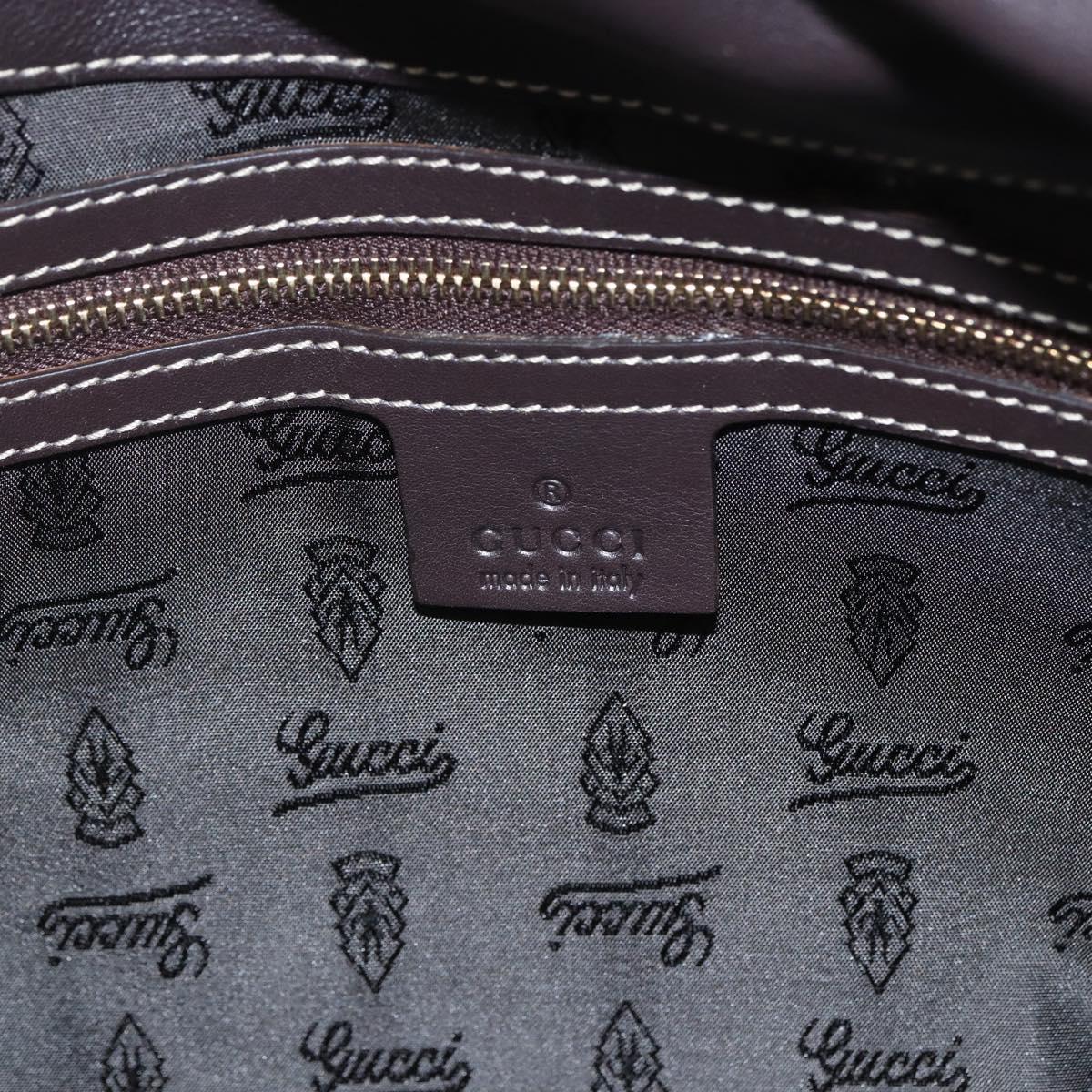 GUCCI GG Crystal Histeria Bag Coated Canvas 2way Beige Gold 203486 Auth 154644