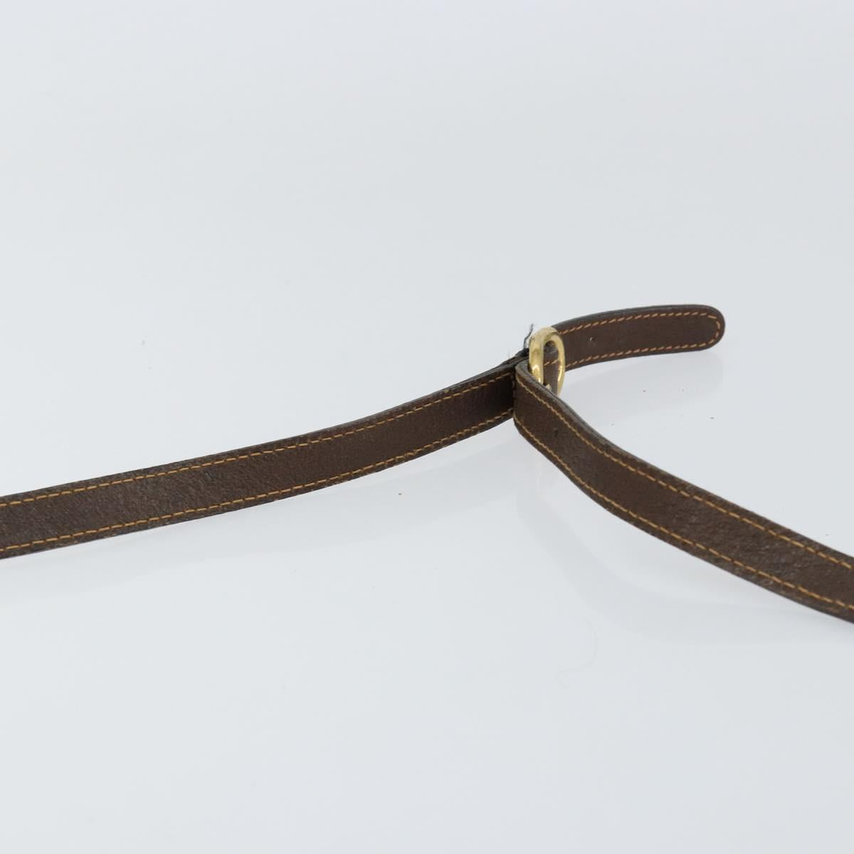 GUCCI GG Supreme Web Sherry Line Bag PVC Beige Gold 119 02 087 Auth 154660