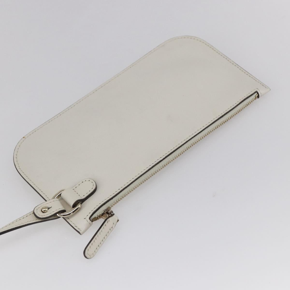 GUCCI Gucci Craft Hand Bag Canvas Beige Gold 269878 Auth 154666