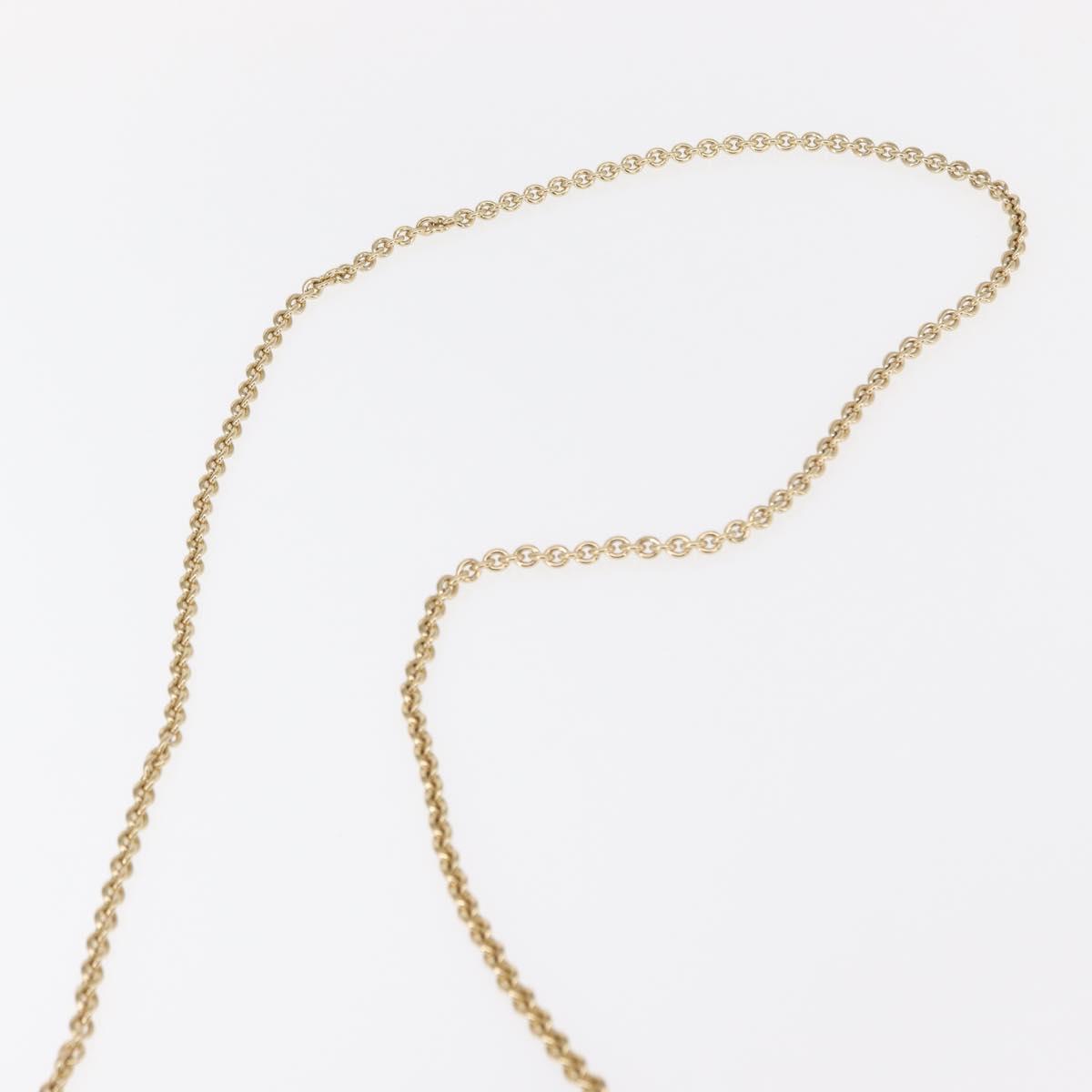 Salvatore Ferragamo Vala Chain Shoulder Bag Enamel Black Gold Auth 154685