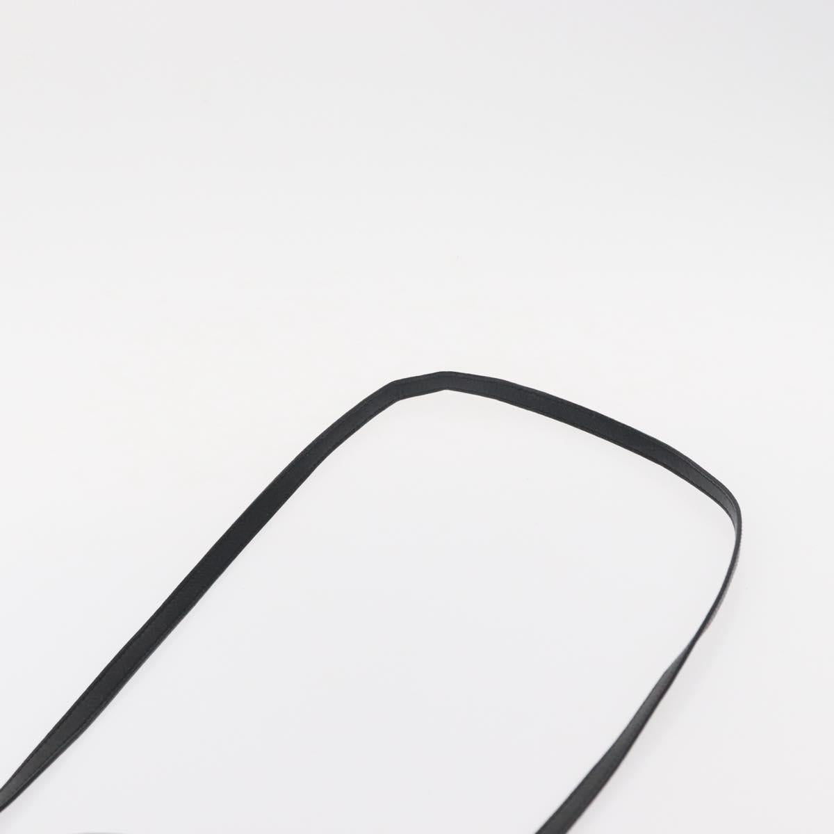 Salvatore Ferragamo Gancini Hand Bag Nylon 2way Black Gold Auth 154686