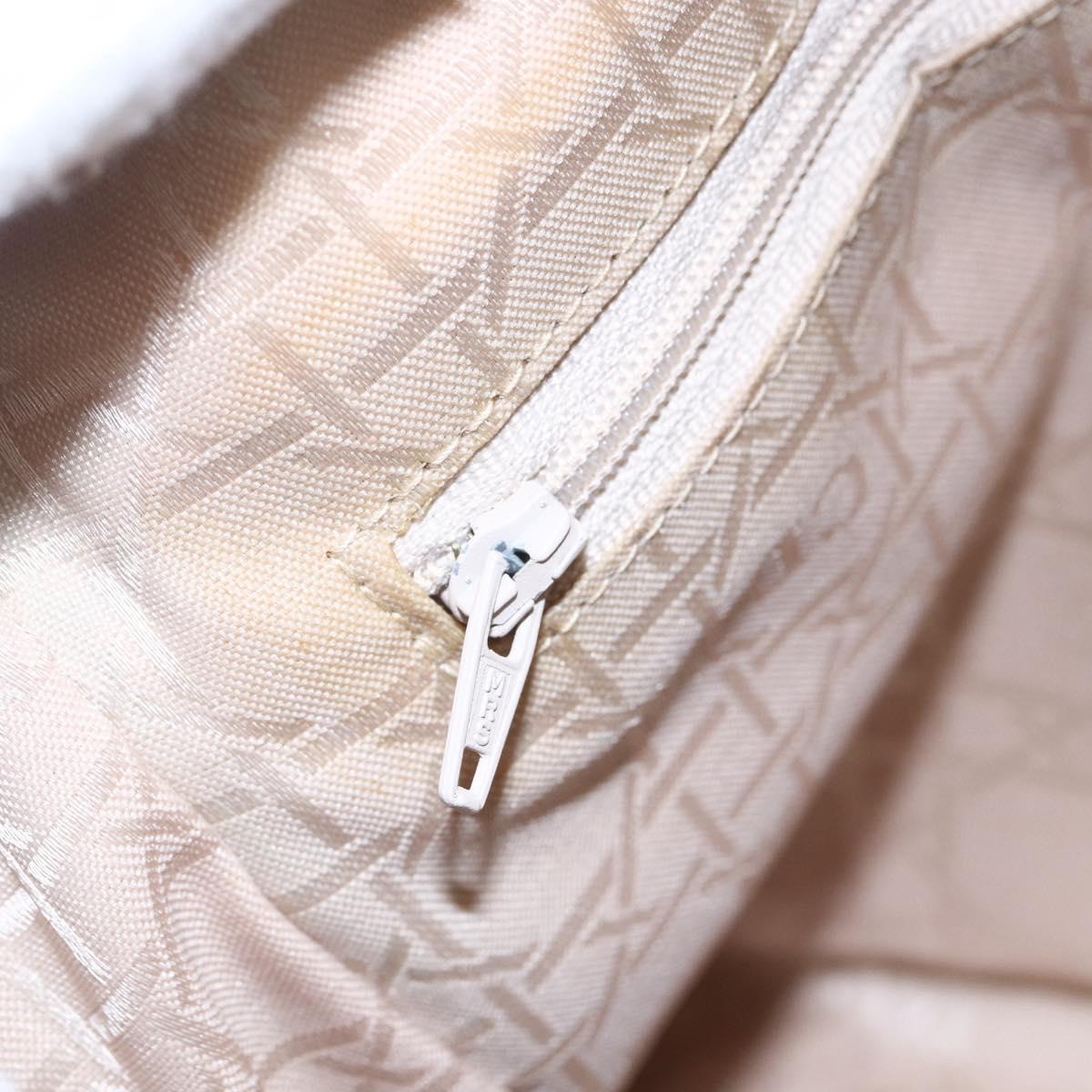 Christian Dior Micro bag Hand Bag Leather 2way Light Blue Gold Auth 154733V